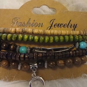 Fashion Jewelry Multicolor Beaded Bracelet Set